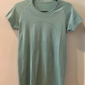 Teal Lululemon Swiftly Tech Crew Tee